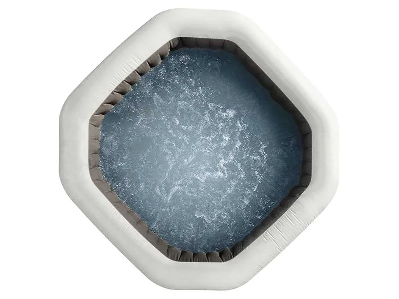 Intex Octogonale Jet & Bubble Deluxe 28462EX - Ø218x71 cm - Spa gonflable à hydromassage