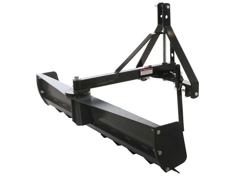 Lame niveleuse pour tracteur Blackstone B-GB 180 à rotation simple 360° et bras orientable