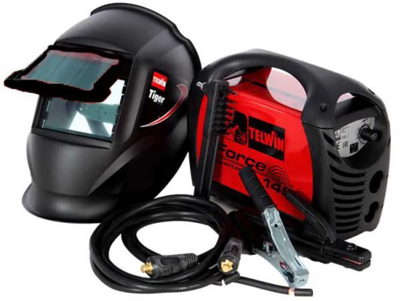 Telwin FORCE 145 - Poste à souder Inverter (MMA) + Masque, courant continu (DC)