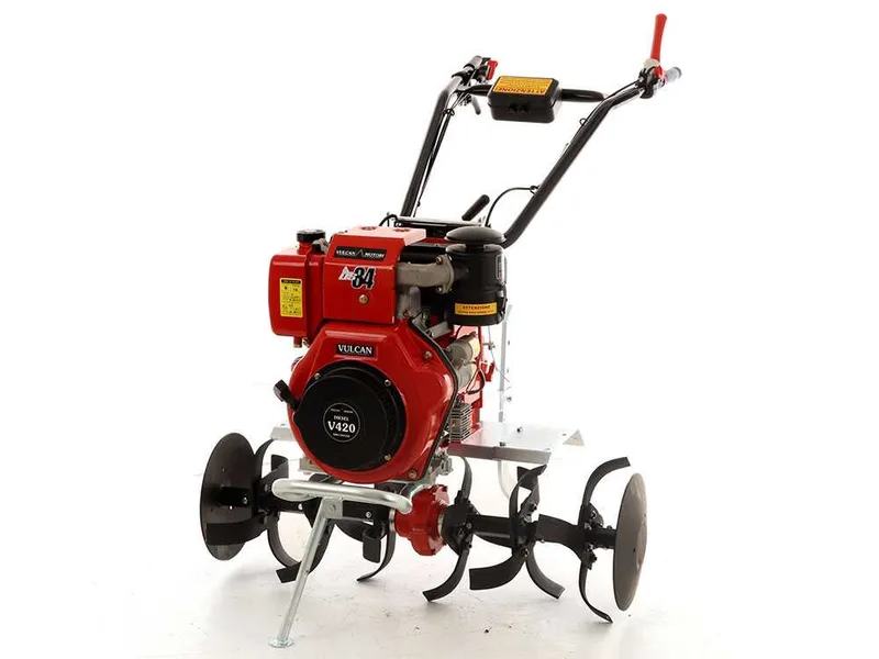 Diesse DS 84 - Motobineuse diesel 10,5 CV - Vulcan 418 cm3 avec démarrage électrique