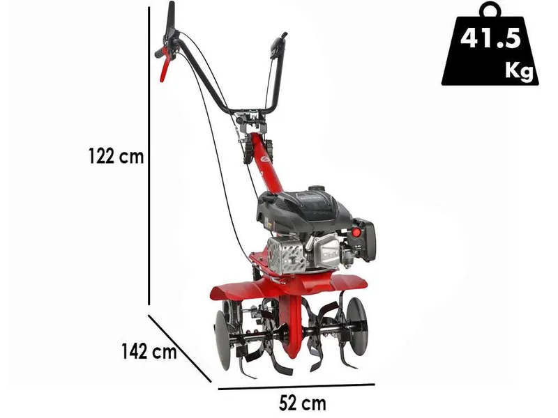 Eurosystems E3-EVO RM - Motobineuse à essence - Moteur Rato RV170S-Pro