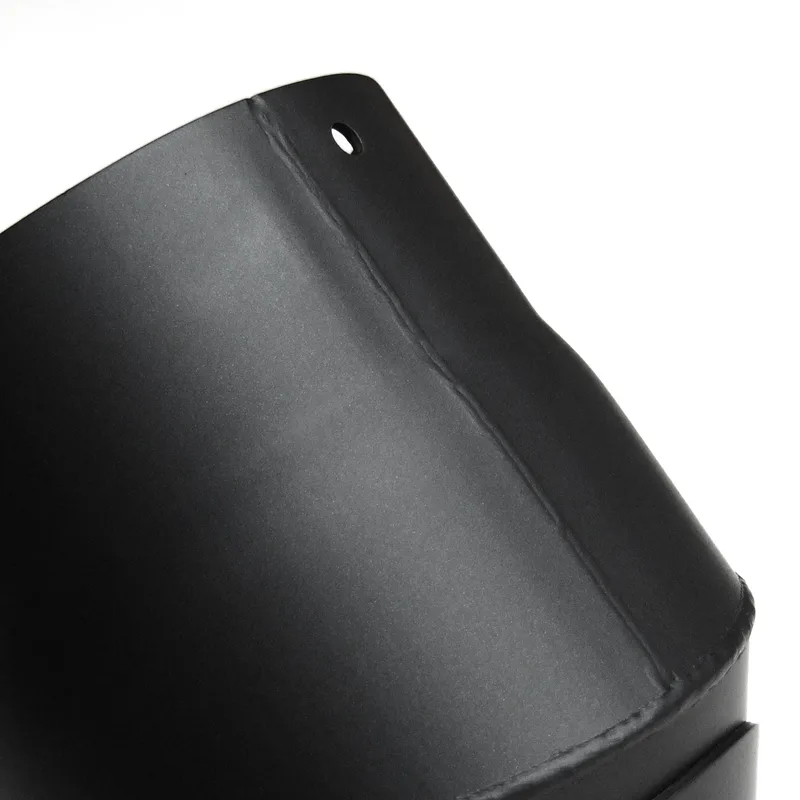 Raik Basic coude de tuyau de fumée 160mm noir 45° avec porte pour tuyau de fumée / conduit de fumée