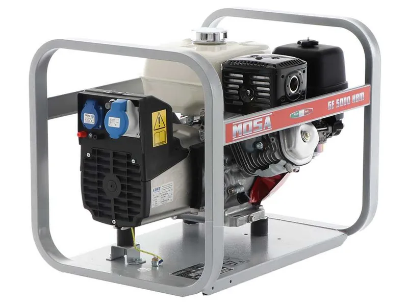 MOSA GE 5000 HBM - Groupe électrogène à essence 4.5 kW - Continu 3.6 kW Monophasé