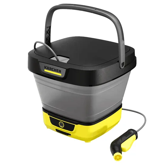 Karcher OC3 Foldable - Nettoyeur haute pression à eau froide portatif - Réservoir pliable 8 L - Batterie lithium-ion