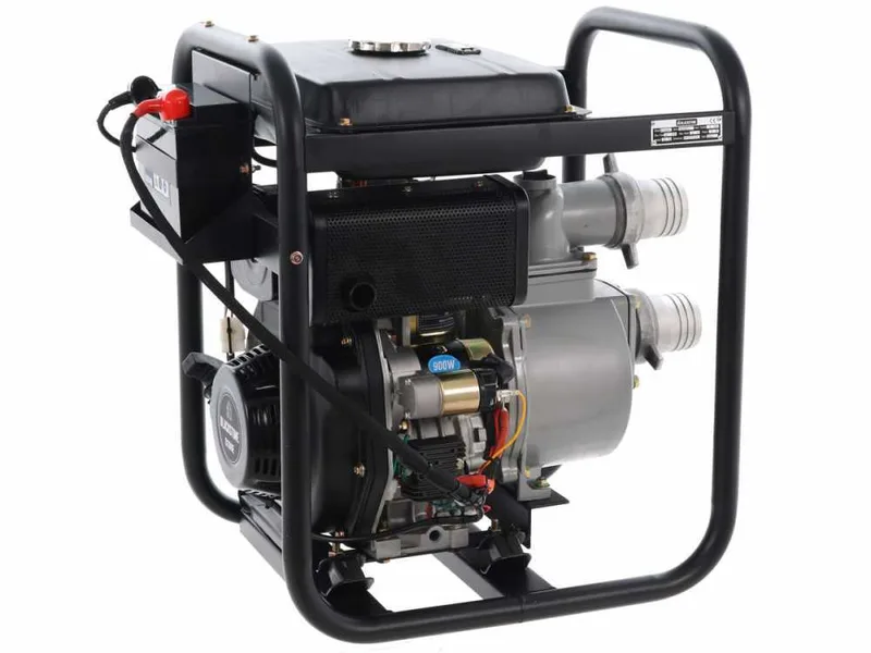 Pompe thermique diesel Blackstone BD 8000ES raccords 80 mm - 3 pouces - démarrage électrique - réservoir de 14 litres - Euro 5