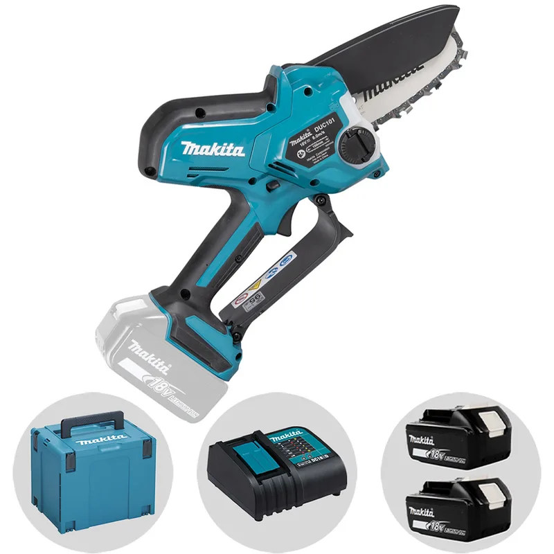 Makita DUC101ZJ LXT - Élagueuse manuelle à batterie - 2 x 18V/5Ah