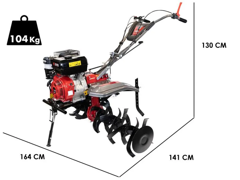 Italian Power RG6.5-130 - Motobineuse à essence 13 CV - Rato R389