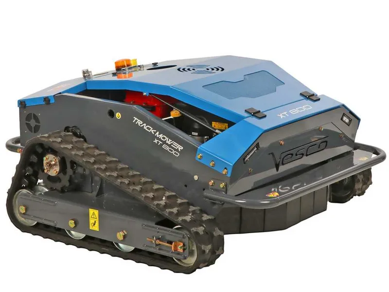 Vesco XT 800 - Robot débroussailleur à chenilles hybride (moteur thermique + batterie) - Radiocommandé