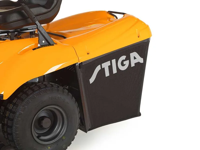 Stiga Estate 7102 W SE 90 - Tracteur tondeuse - Boîte hydrostatique - Bac de ramassage - Mulching