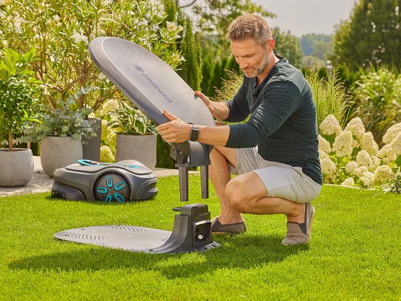 Abri de protection pour robot tondeuse Gardena SILENO Pro Max Sense Free