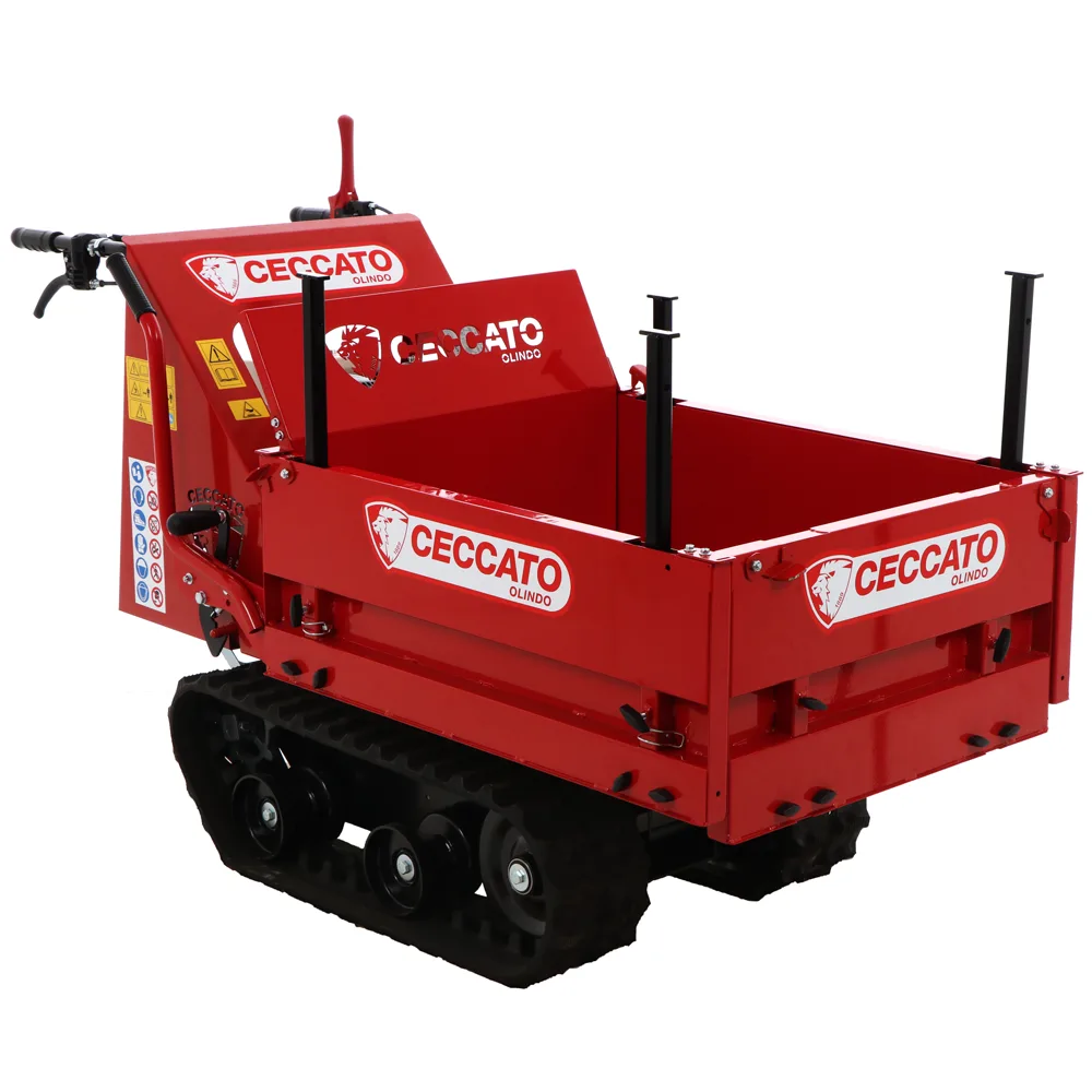 Brouette à moteur ceccato cingolone - Benne extensible - Charge 350 kg