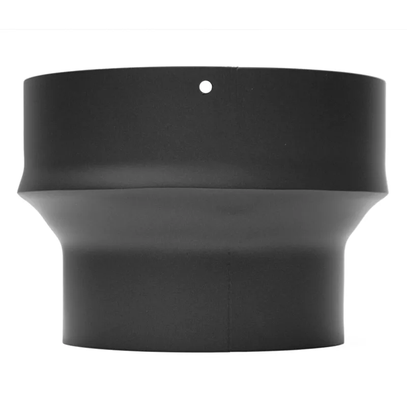 Raik Basic extension 150mm – 200mm noir pour tuyau de fumée / conduit de fumée