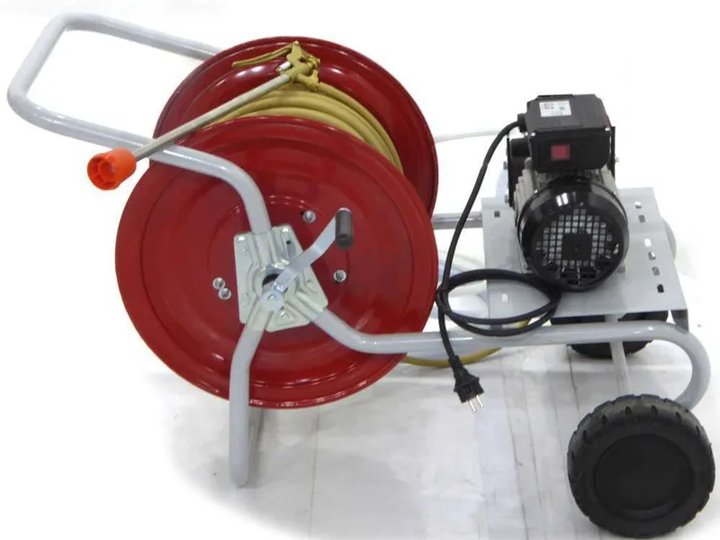 Motopompe de pulvérisation électrique sur chariot - Pompe Dal Degan DL218 - 20 bars max - 18L/min
