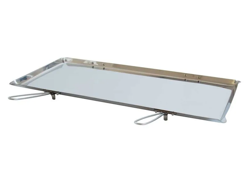 Cruccolini - Plaque lèchefrite en acier inox