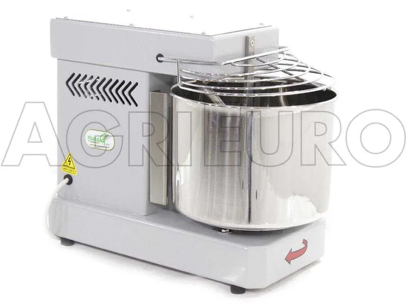 Pétrin à spirale électrique à spirale Famag IM 10 à 10 vitesses, capacité 10 KG - Gris
