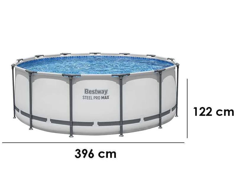 Bestway Steel Pro max 56488 - Ø457x107 cm - Piscine ronde