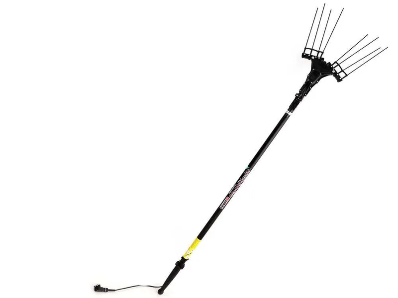 Peigne vibreur électrique à batterie Zanon Karbonium EVO AL 300/K - 210/340 - Perche télescopique