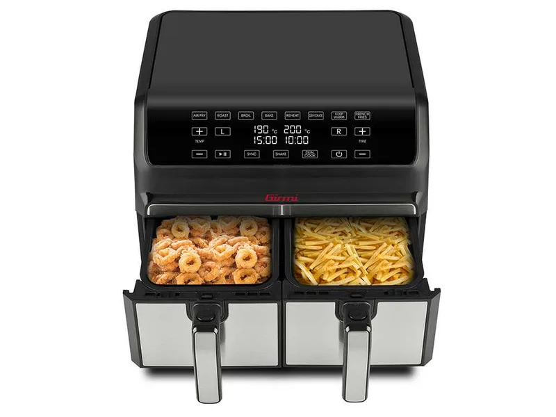 Girmi FG22 Ecofrit Bis - Friteuse sans huile numérique avec bac double