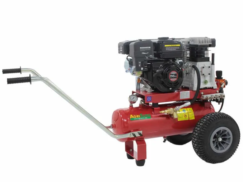 Motocompresseur avec moteur Loncin AgriEuro CB 25/520 LO compresseur thermique à essence