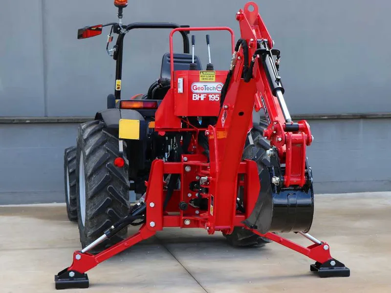 GeoTech Pro BHF 195 - Pelle rétro fixe pour tracteur