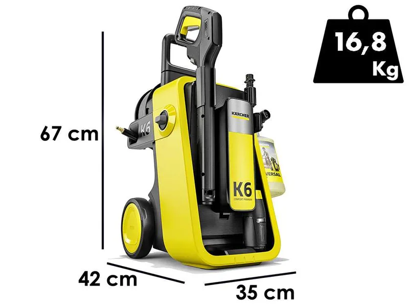 Karcher K6 Comfort Premium Home - Nettoyeur haute pression à eau froide - 160 bars - 510 L/h