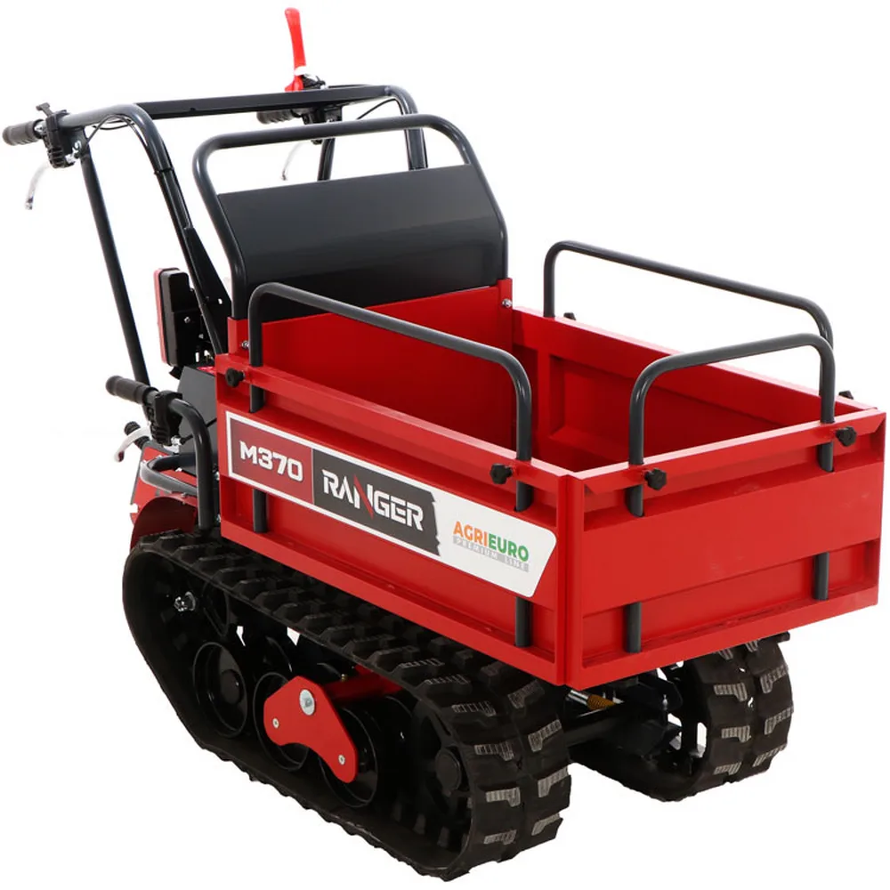 Brouette motorisée à chenilles extensible Ranger M370-E - Moteur Honda GX160 - Démarrage électrique