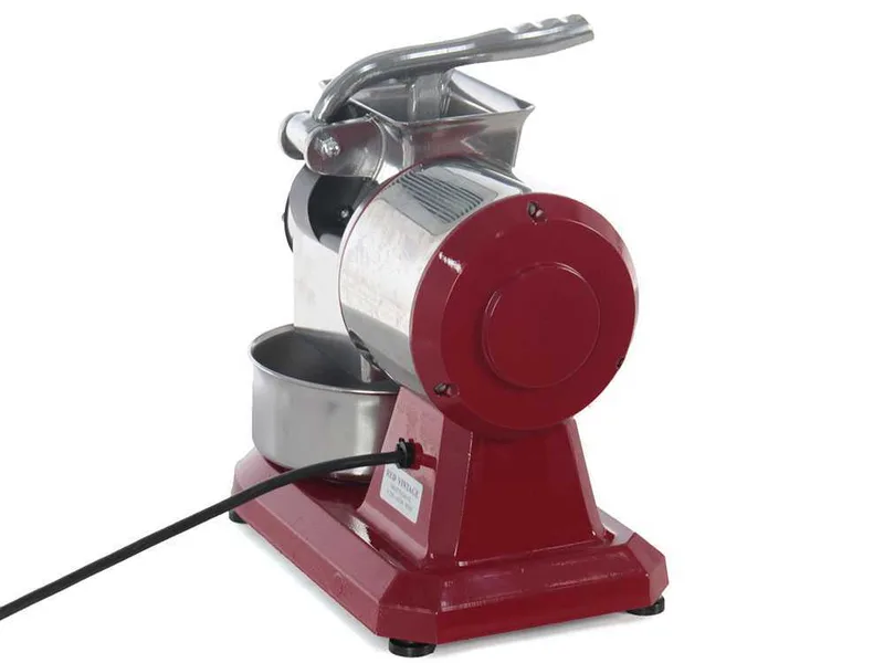 Agrieuro Top Line Basic Red Vintage - Râpe électrique de table - en aluminium moulé sous pression - 350W