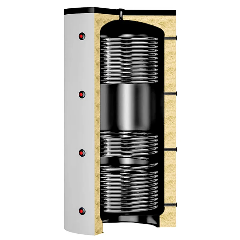 Termoventiler réservoir tampon Laddotank Puffer 2 500 (478 litres) avec 2x échangeur de chaleur solaire