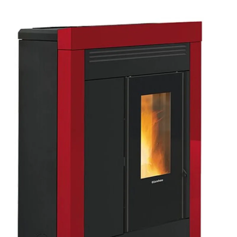 Extraflame souvenir PLUS steel 5.0 - Bordeaux rouge poêle à granulés