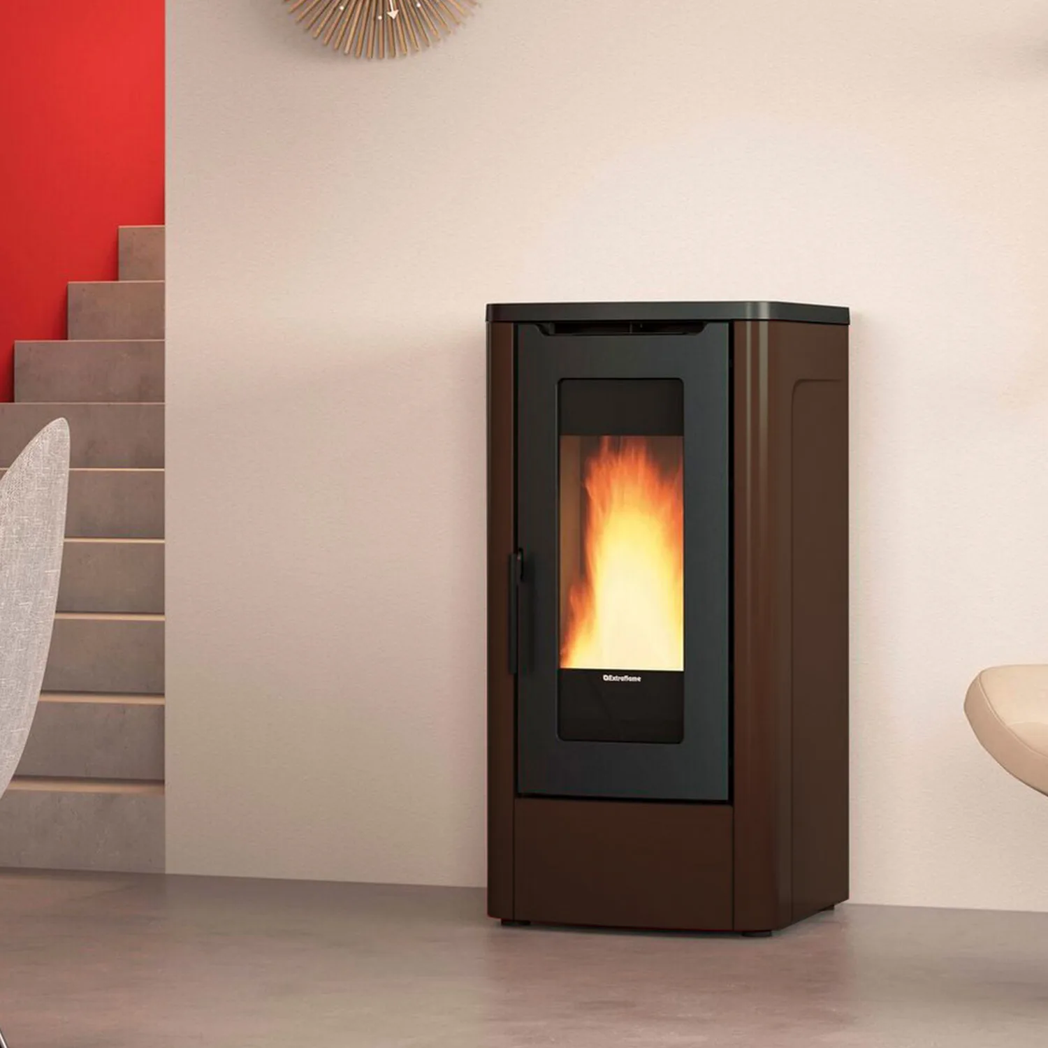 Extraflame Dahiana Plus AD Poêle à granulés Traditional Line bronze