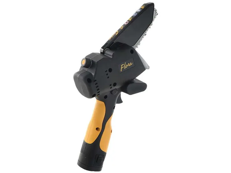 Agritec Flora PCP100A + PC32 – Kit élagueuse sur batterie + sécateur électrique – 3 batteries 14,4 V 2,5 Ah – Diamètre de coupe 32 mm