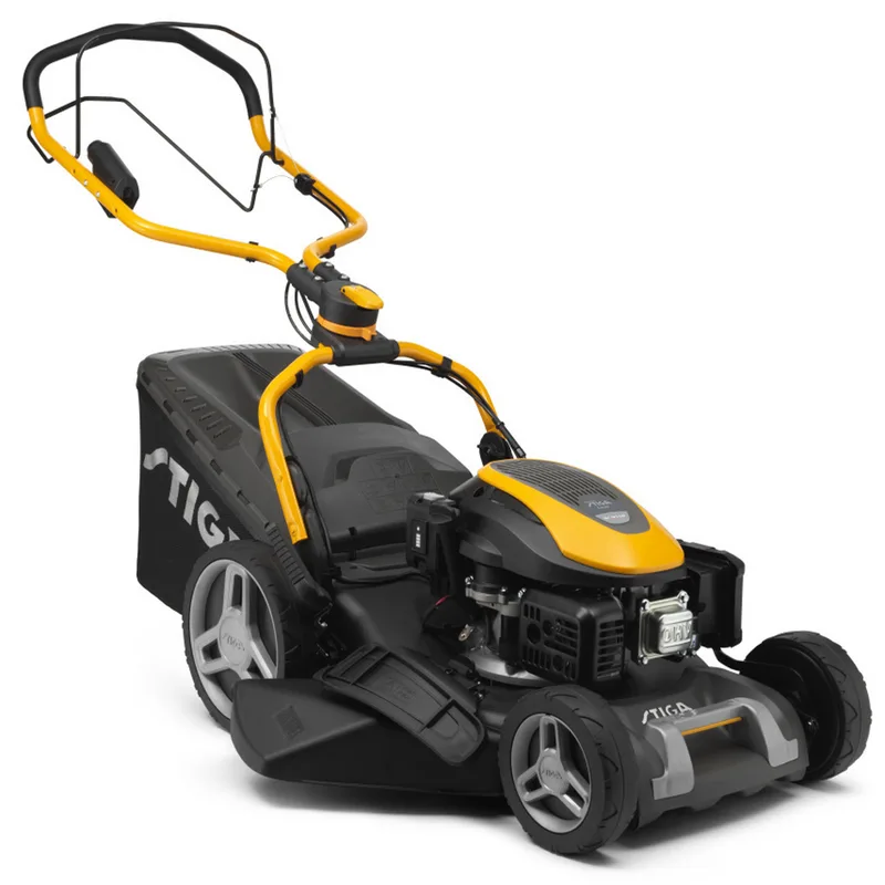 Stiga COMBI 753 SE - Tondeuse à gazon thermique tractée - 4 en 1 - Moteur Stiga ST 170 LS