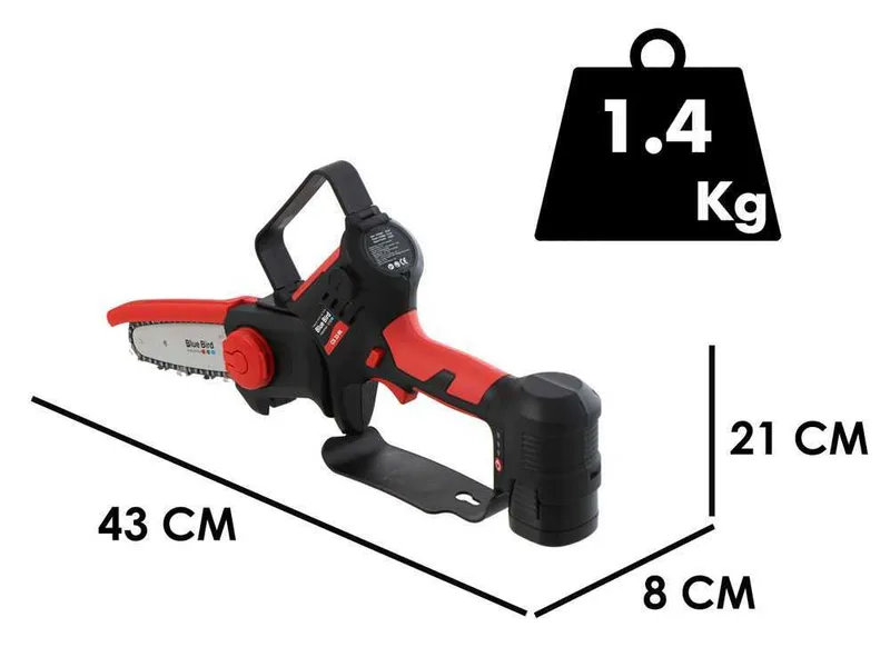Élagueuse sur batterie Blue Bird CS 22-06 - 2 Batteries de 16.8V - 2.5Ah