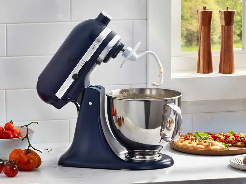 KitchenAid Artisan 5KSM125-EIB Ink Blue - Batteur mélangeur planétaire avec tête relevable