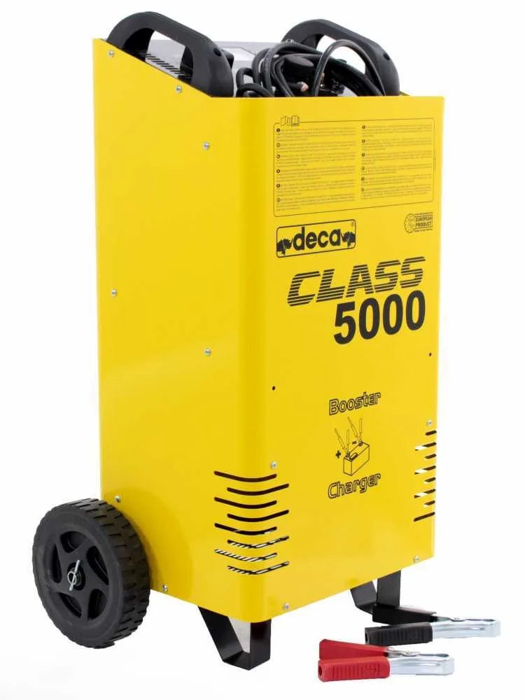 Deca class booster 5000 - Chargeur de batterie/démarreur - sur chariot - monophasé - batteries 12-24V