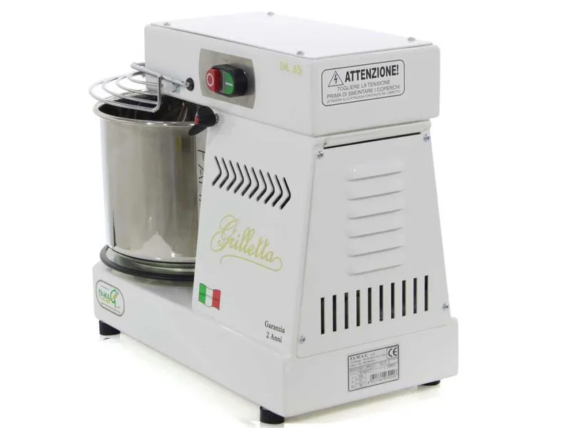 Pétrin à spirale Famag IM 8-S monophasé avec tête basculante - 8 KG