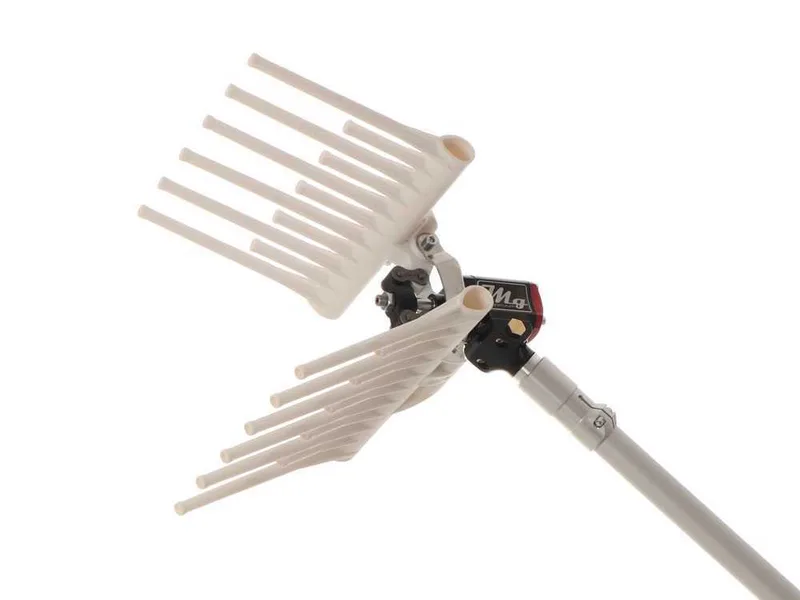 Lisam MG Magnesium Light - Peigne vibreur pneumatique - secoueur à olive 6 bars - 1700 battements par minute
