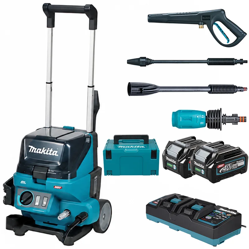Makita HW001GZ - Nettoyeur haute pression à batterie - 115 bar - 7 l/min - 2 x 40 V - 4 Ah