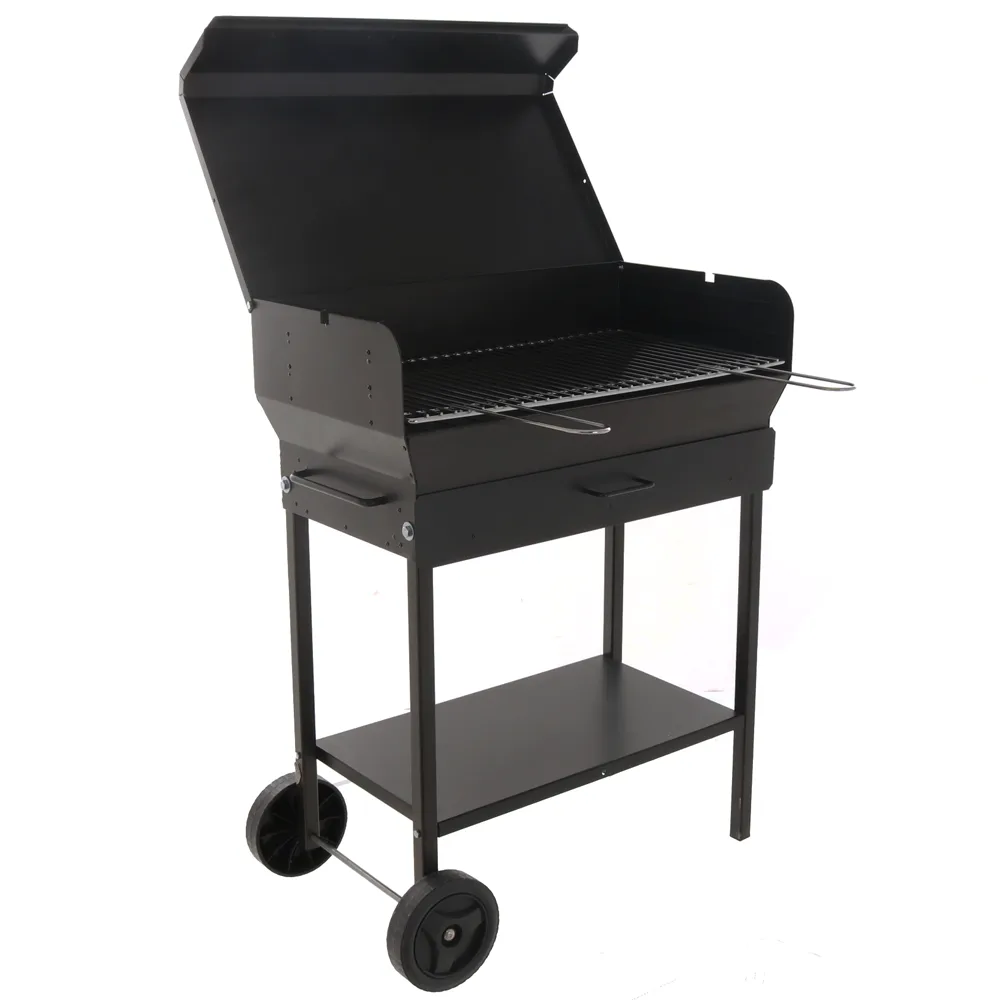 Mille Doriano - Barbecue à charbon en fer artisanal - 67,5x37 cm