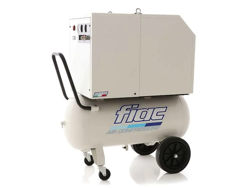 Fiac Silent AB90/360M - Compresseur d'air électrique monophasé à courroie - Moteur 3 CV - 90 L