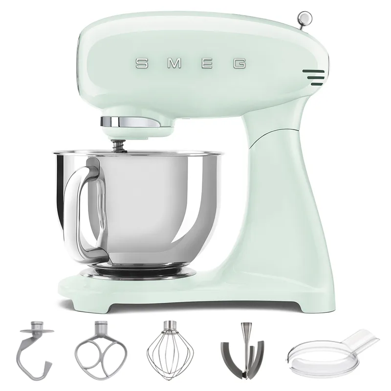 Smeg Full Color Vert pastel - Batteur mélangeur planétaire - Cuve Inox de 4,8 litres