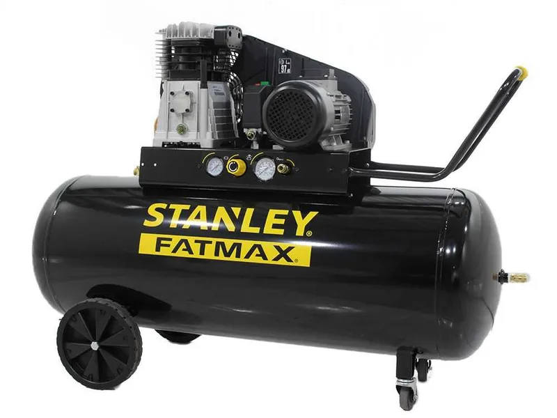 Stanley Fatmax B 480/10/270T - Compresseur d'air électrique triphasé à courroie - Moteur 4 CV - 270 L