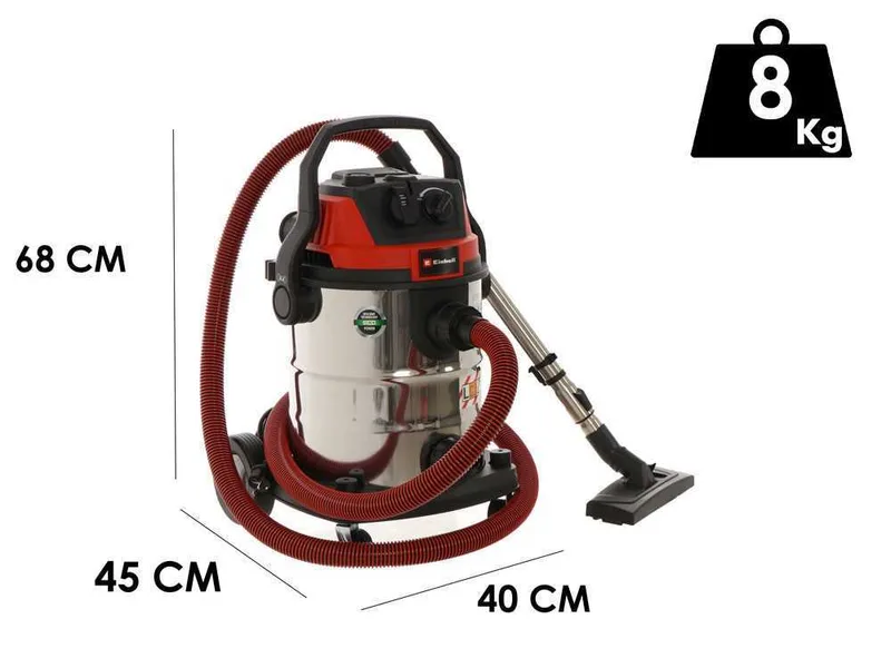 Einhell te-vc 2025 sacl - Aspirateur multifonction solides et liquides - 1200 W