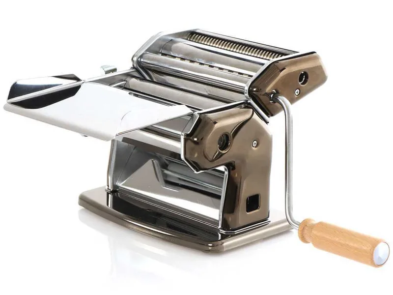 Imperia iPasta T.6,5/12 mm Ruvida Nero - Laminoir - Machine à pâtes manuelle en INOX