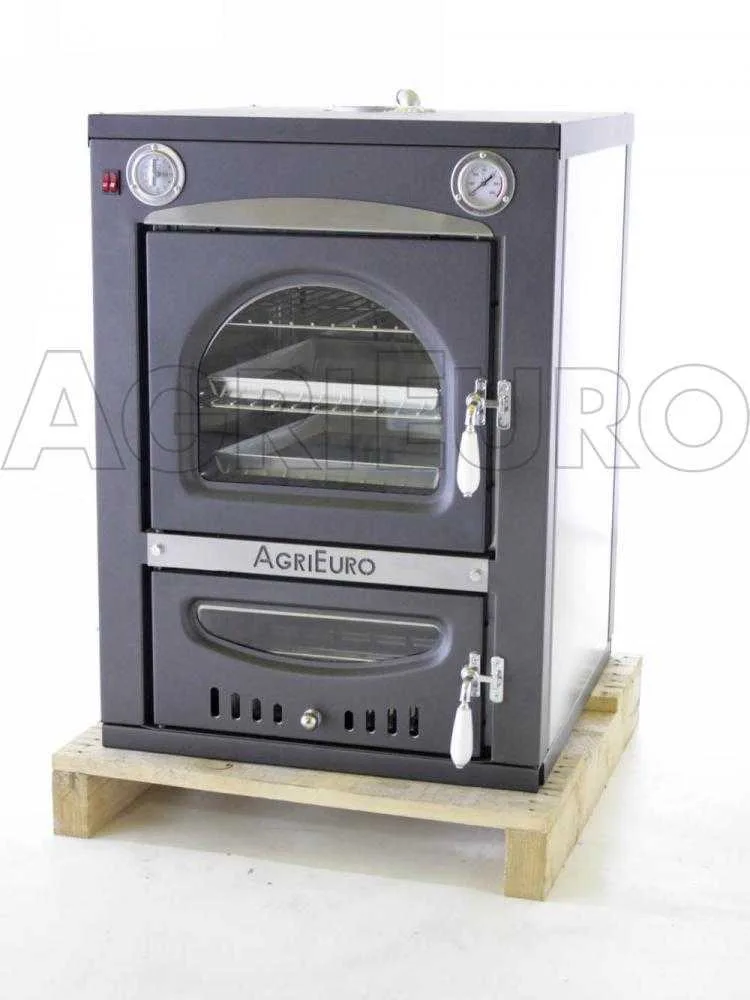 AgriEuro Minimus 50 Inc - Four à bois en acier encastrable - 3 étages
