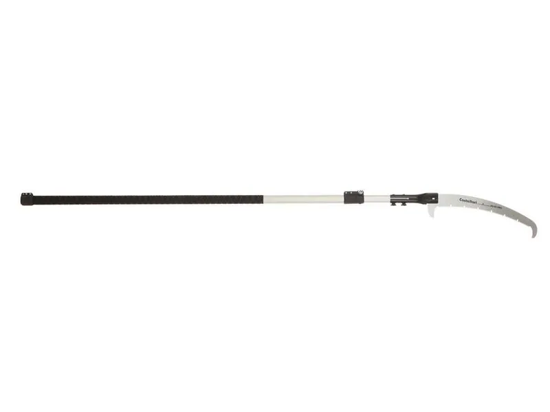 Castellari PO35PRO+ATO4 - Scie à dents en « U » sur perche ovale en aluminium - 230-390 cm - Lame de 35 cm