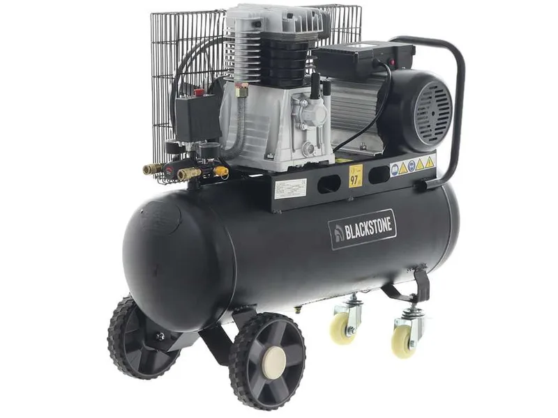 BlackStone B-LBC 50-30 - Compresseur d'air électrique à courroie - Moteur 3 CV - 50 L