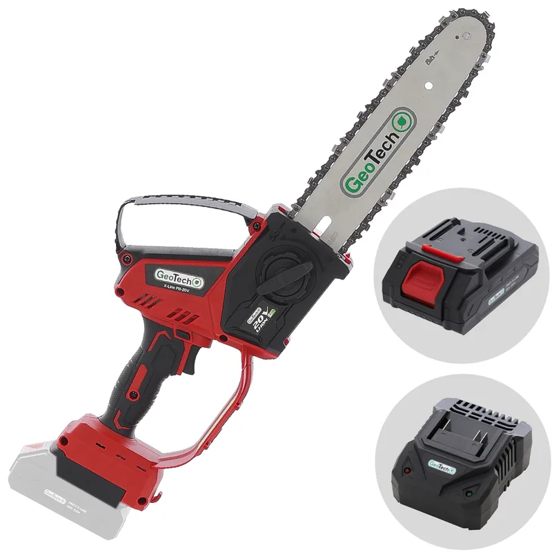 GeoTech X-Line PB-20V - Élagueuse sur batterie - 20 V 2 Ah