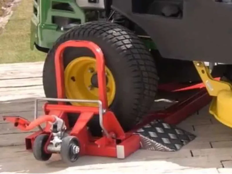 Lève tondeuse professionnel pour autoportée, élévateur pour maintenance - max 500 kg