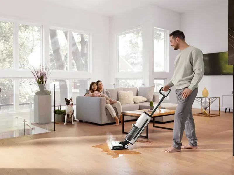 Tineco Floor One S7 Steam Plus - Nettoyeur de sols à vapeur smart - 3 en 1 : lave, sèche et vaporise